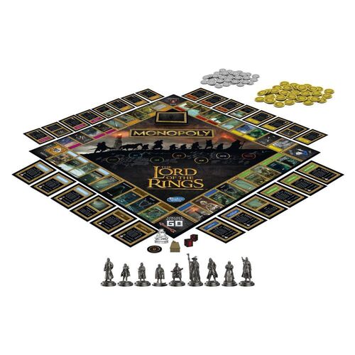 Spanish The Lord of the Rings monopoly game