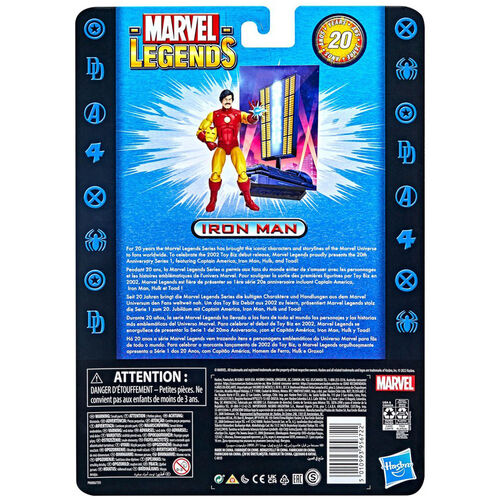Marvel Legends 20th Anniversary Iron Man figure 15cm
