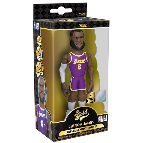 Figura Vinyl Gold Lakers Lebron James 5 + 1 chase