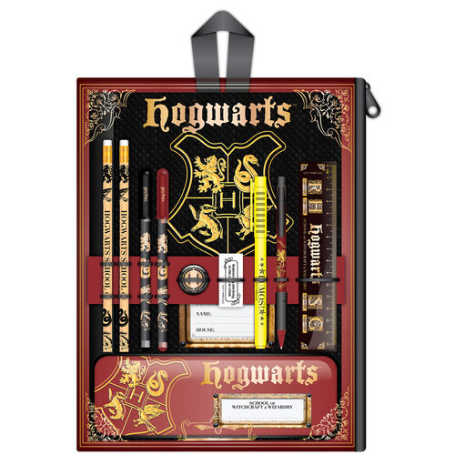 Harry Potter Hogwarts Stationery Set Wallet Official School Kids Pen Pencil Box 
