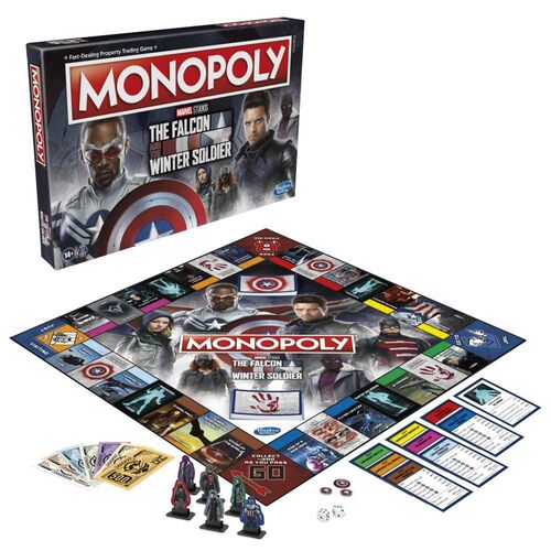 Spanish The Falcon and the Winter soldier Monopoly game