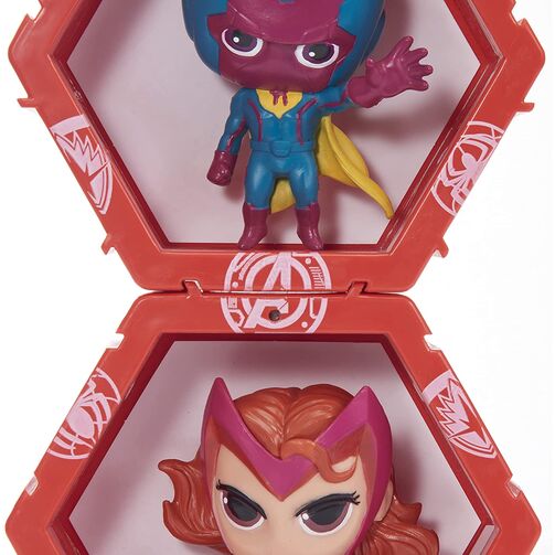Set Figuras led WOW! POD Vision + Scarlet Marvel