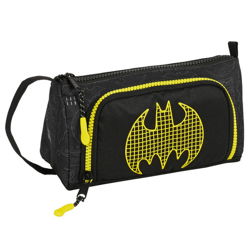 AMAZING VINTAGE RARE 1989 BATMAN KNIGHT DC PENCIL CASE BAG MADE IN ITALY NEW ! 