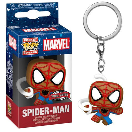 Funko Pocket POP Marvel Spider Man Key Chain Action Figure 