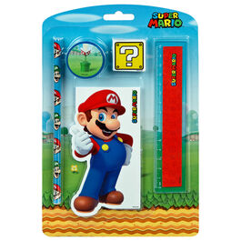 Pack sets papeleria Super Mario Bros