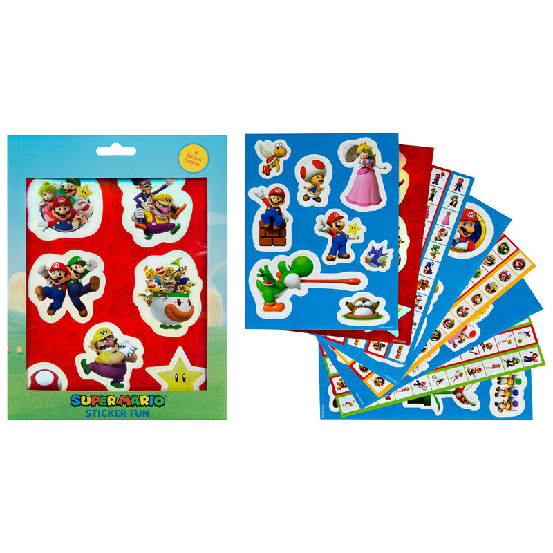 Set pegatinas Super Mario Bros