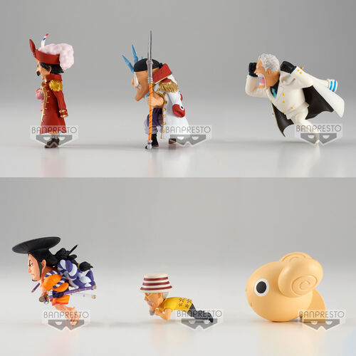 Pack 12 figures One Piece The Great Pirates 100 Landscapes vol.10 World Collectable 7cm assorted