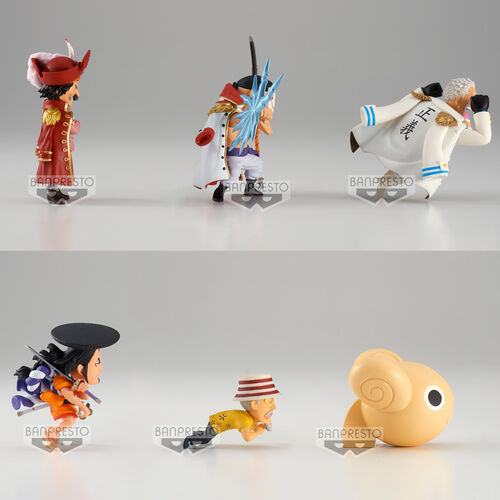 Pack 12 figures One Piece The Great Pirates 100 Landscapes vol.10 World Collectable 7cm assorted