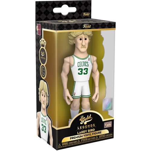 Vinyl Gold figure NBA Celtics Larry Bird