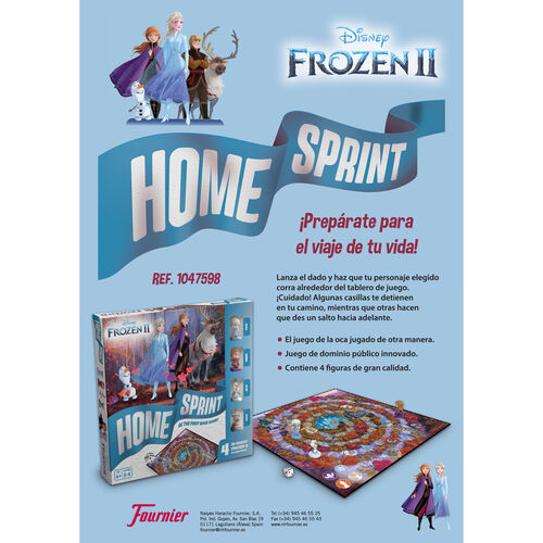 Spanish Disney Frozen 2 Home Spirit board game