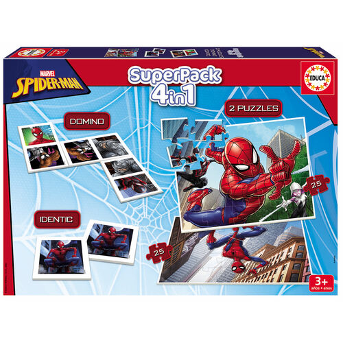 Marvel Spiderman Superpack 4 in 1