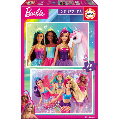 Puzzle Barbie 2x48pzs