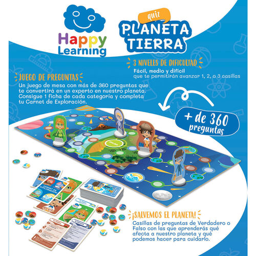 Spanish Happy Leaning Planet Earth board game