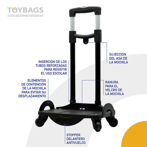 Fortnite Dark Black backpack + Toybags trolley 42cm