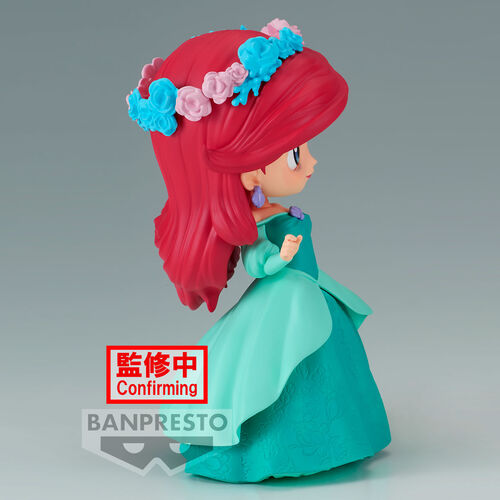Disney Characters Flower Style Ariel Q Posket A figure 14cm