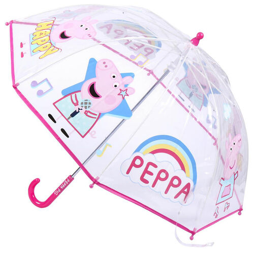 Paraguas manual burbuja Peppa Pig 45cm