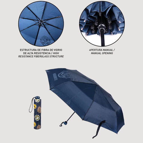 Paraguas manual plegable Hogwarts Harry Potter 53cm