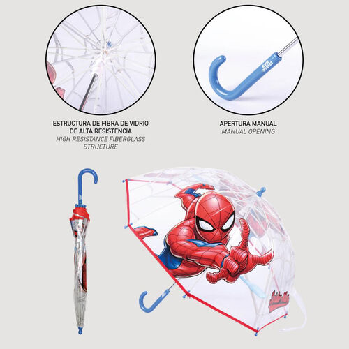 Marvel Spiderman bubble manual umbrella 45cm