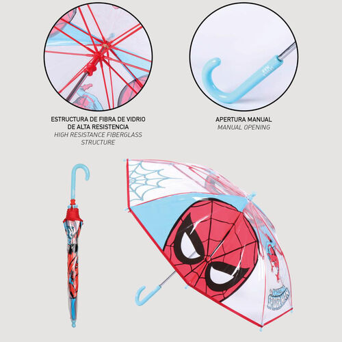 Marvel Spiderman bubble manual umbrella 42cm