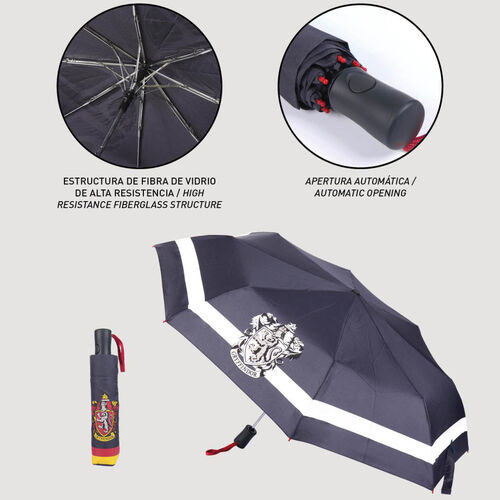Paraguas automatico plegable Griffindor Harry Potter 53cm