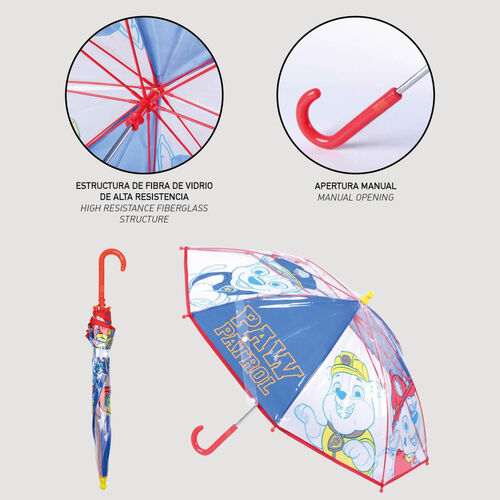 Paw Patrol manual umbrella 42cm
