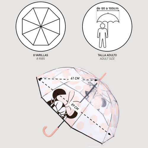 Paraguas manual Minnie Disney 60cm