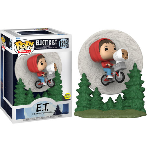 POP figure E.T. The Extra-Terrestrial 40th Elliott & E.T Flying