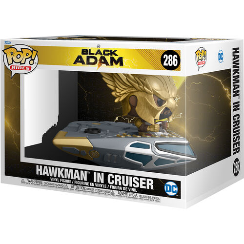 POP figure DC Comics Black Adam Hawkman in Cruiser