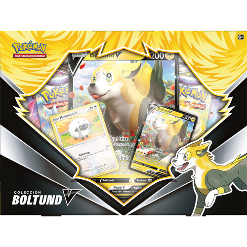 Spanish Pokemon Boltund V Collectible card game box