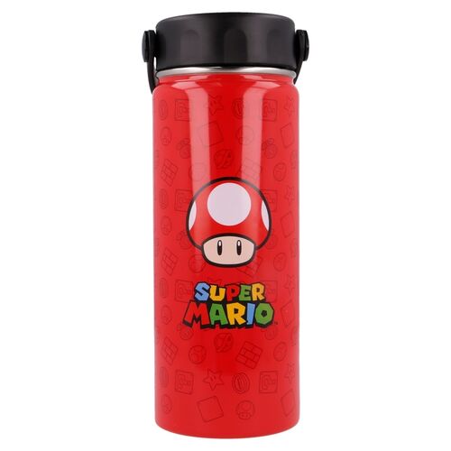 Botella termo acero inoxidable Super Mario Bros Nintendo 530ml