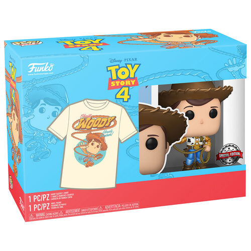 tæppe efterår Inspektion Set figure POP & Tee Disney Toy Story Woody Exclusive