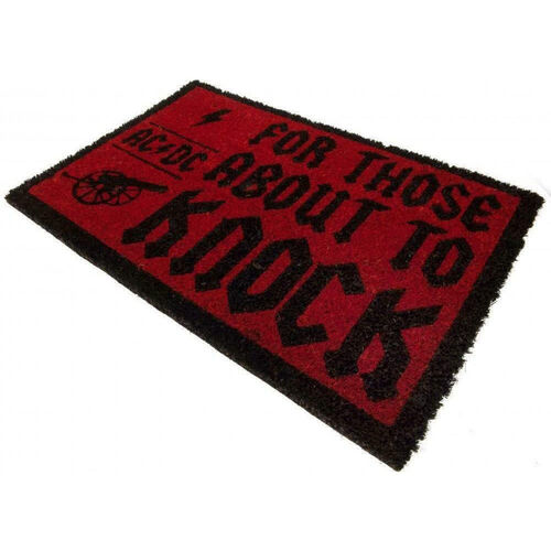 AC/DC Door Mat For Those About To Knock 60x40cm 
