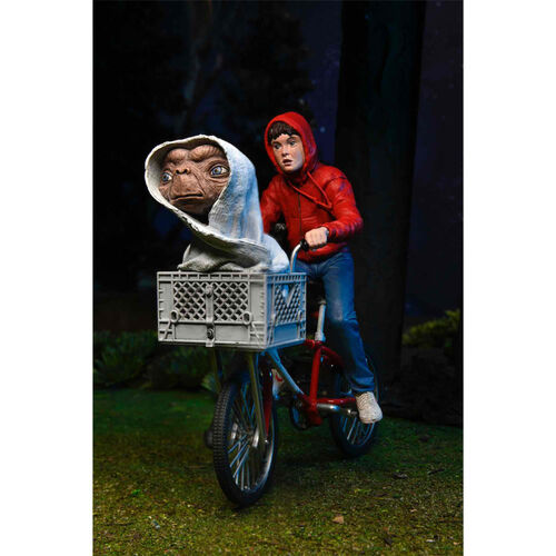 Figura Elliot y E.T 40 Aniversario E.T El Extraterrestre 13cm