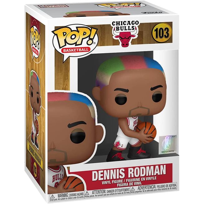 Figura POP NBA Legends Dennis Rodman Bulls Home