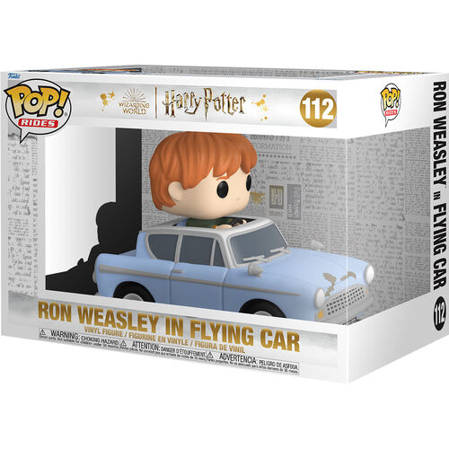 POP figure Harry Potter Ron Weasley in Flying Car