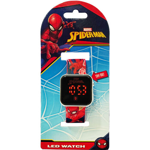 Reloj led Spiderman Marvel
