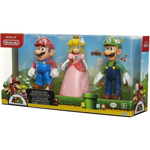 Super Mario Bros pack 3 figures 10cm