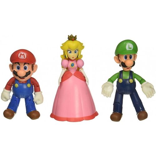 Super Mario Bros pack 3 figures 10cm