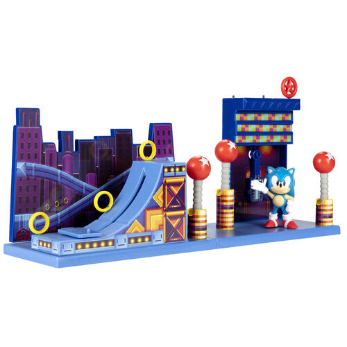 Sonic The Hedgehog Studiopolis Zone playset 6cm