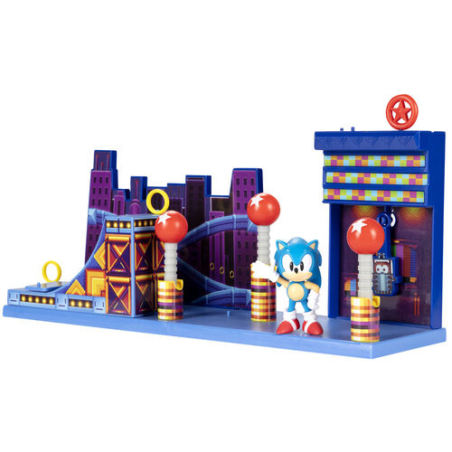 Sonic The Hedgehog Studiopolis Zone playset 6cm
