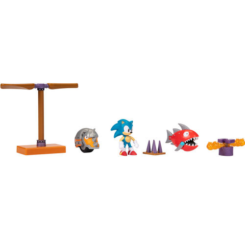 Blister diorama Sonic The Hedgehog 6cm