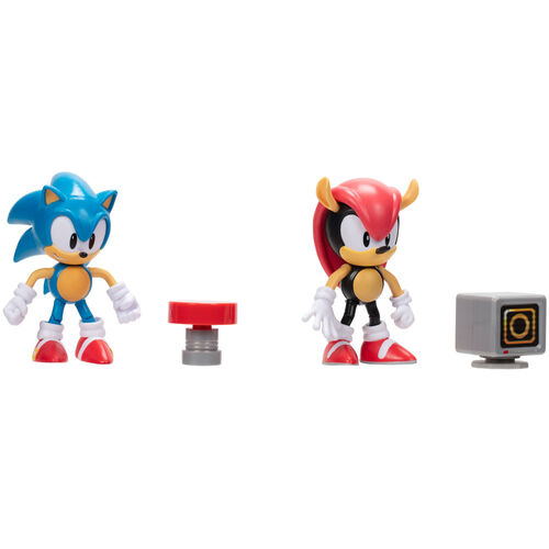 Set figuras Sonic & Mighty Sonic The Hedgehog 10cm