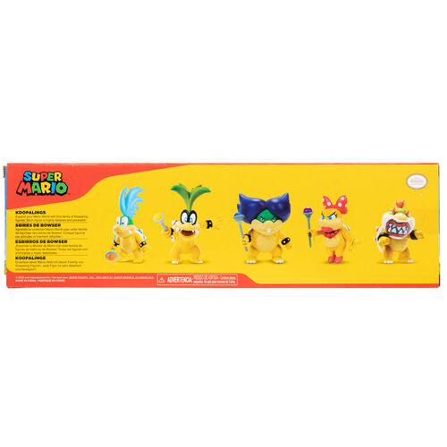 Super Mario Bros Koopalings pack 5 figures 6,5cm