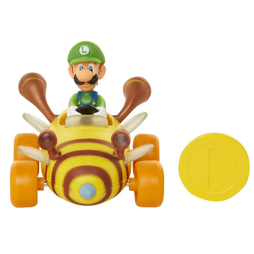 Figura Super Mario Coin Racers Mario Kart 6cm surtido