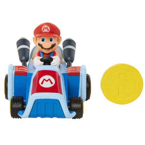 Mario Kart Super Mario Coin Racers assorted figure 6cm
