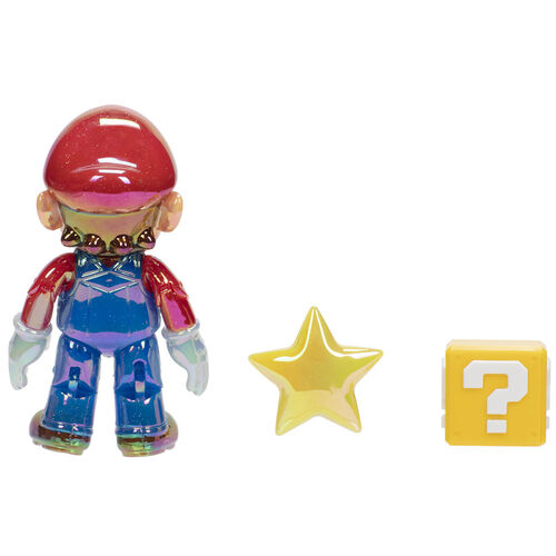 Super Mario Bros Star Power Mario Gold figure 10cm