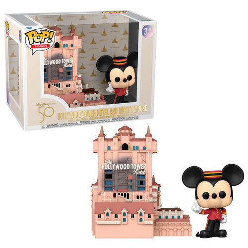 Figura POP Walt Disney World 50th Anniversary Hollywood Tower Hotel and Mickey Mouse