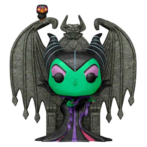 Figura POP Disney Villains Maleficent on Throne Diamond Exclusive