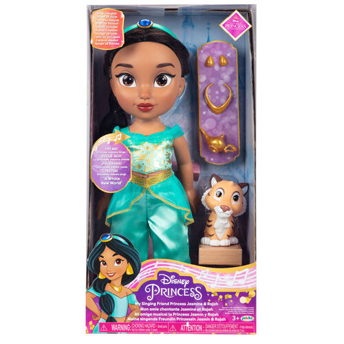 Spanish Disney Aladin Jasmine musical doll 38cm
