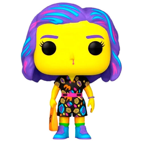 POP figure Stranger Things Eleven in Mall Outfit Black Light Exclusive